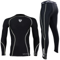 Stock Männer Grau Rash Guard Nylon Spandex SRC-104